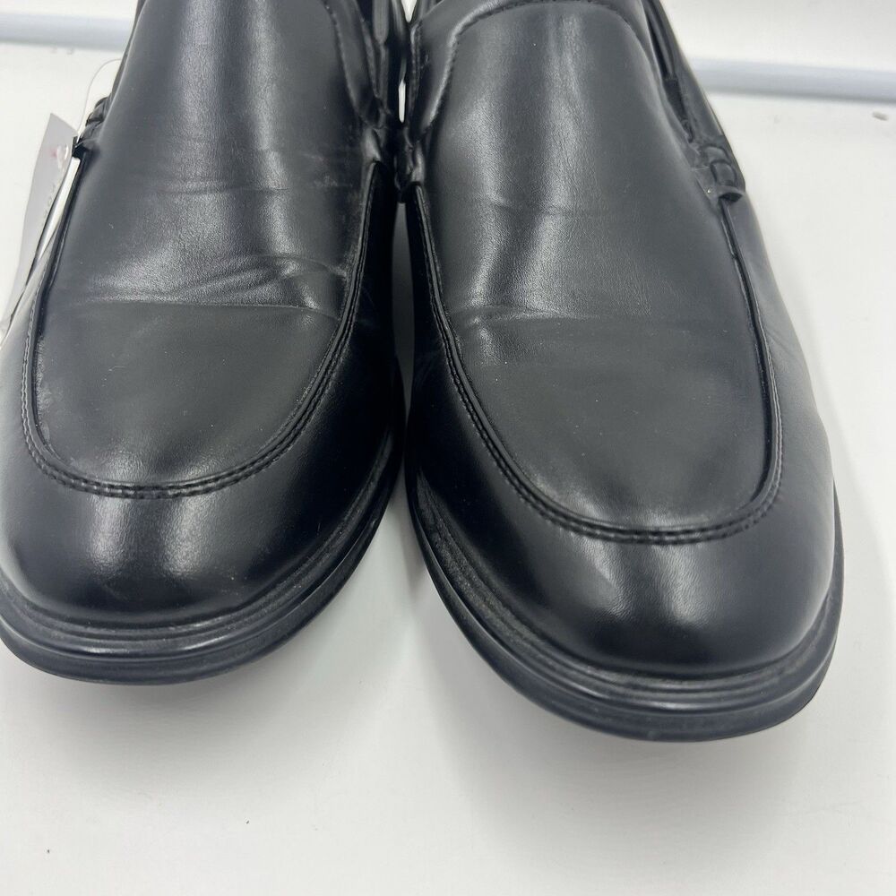 Perry Ellis Shoes Portfolio Black Ultra Foam Slip On Dress Shoes Size 13 US - Picture 4 of 6
